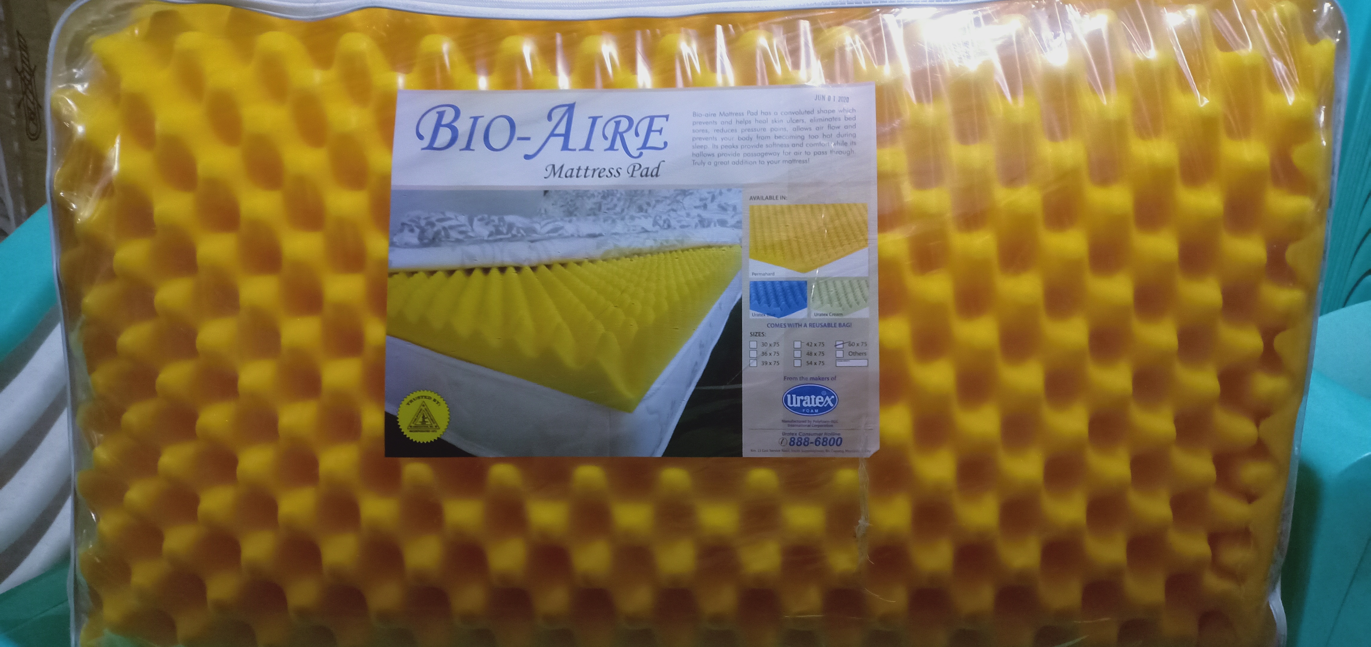 Uratex 60" BioAire Permahard