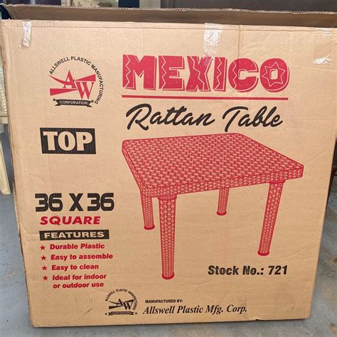 Mexico 36x36 Rattan
